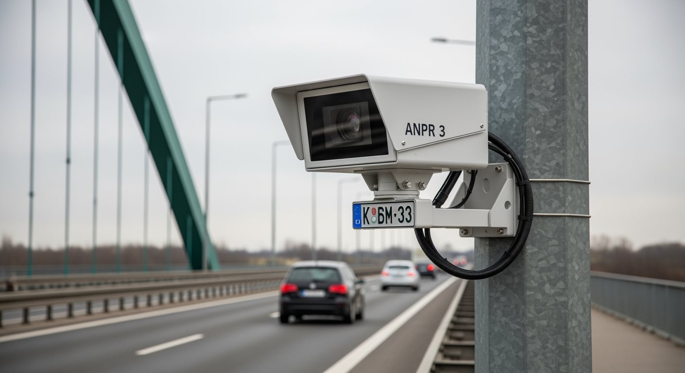System kamer ANPR na autostradach czeskich