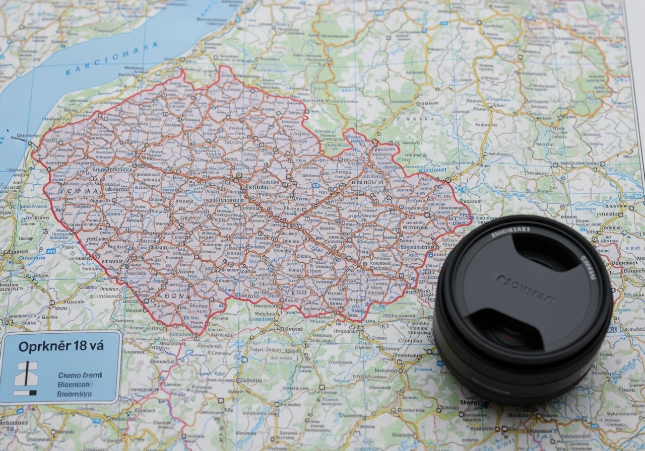 Mapa punktów sprzedaży winiet czeskich